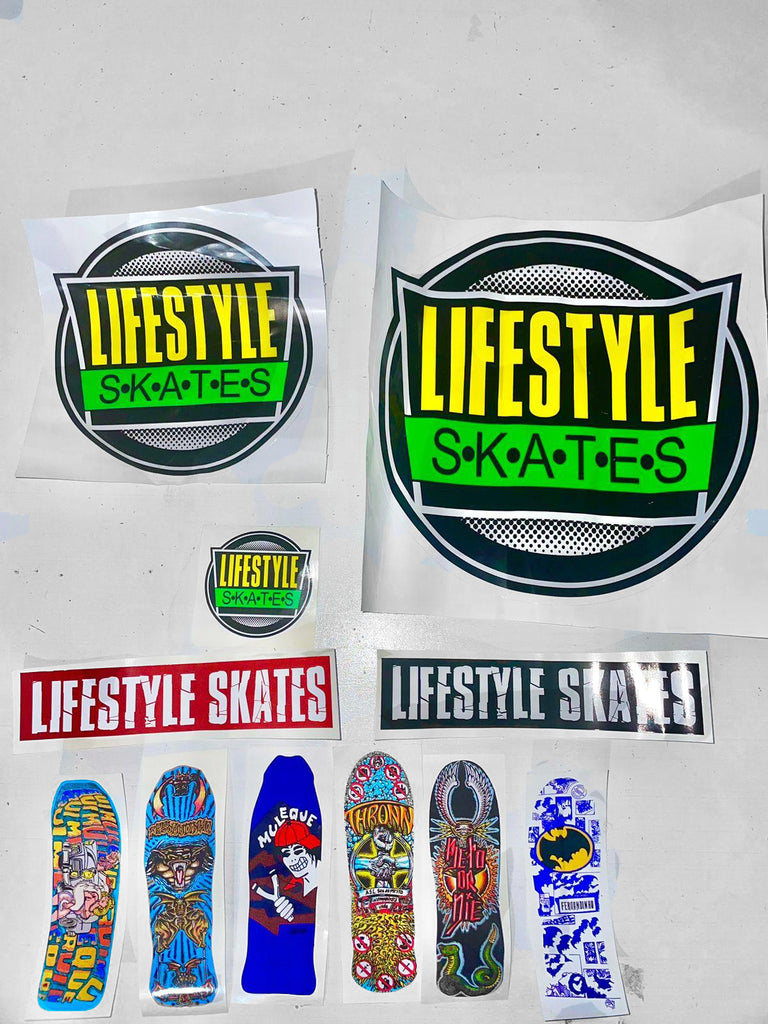 KIT completo Adesivos Lifestyle + Adesivos Shapes Old School