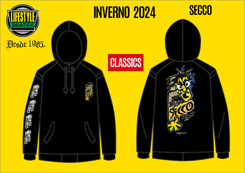 Blusa Moletom Capuz Model Cláudio Secco