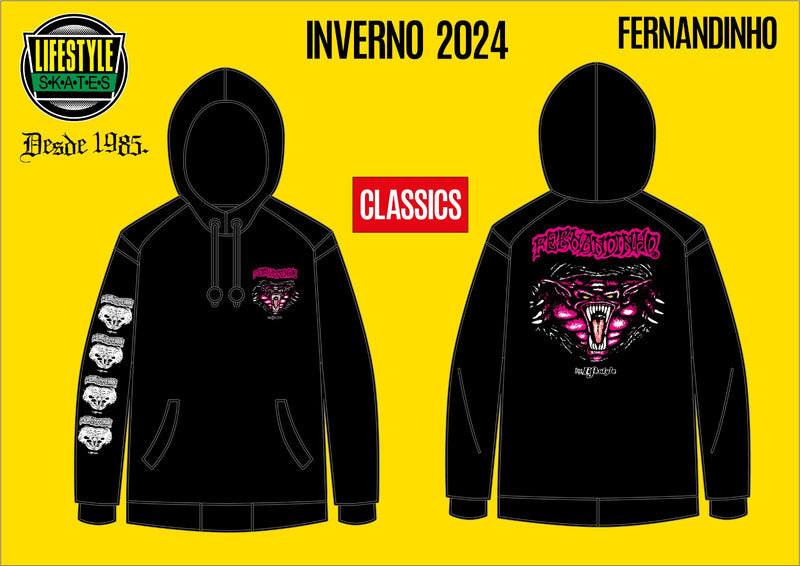 Blusa Moletom Capuz Model Fernandinho Batman Stage II