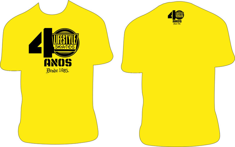Camiseta lifestyle 40 anos - Estampa "40"